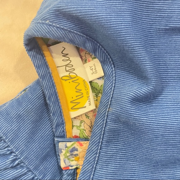 Bundle Mini Boden Corduroy Dress Lot 2 Toddler Girls - Picture 2 of 9